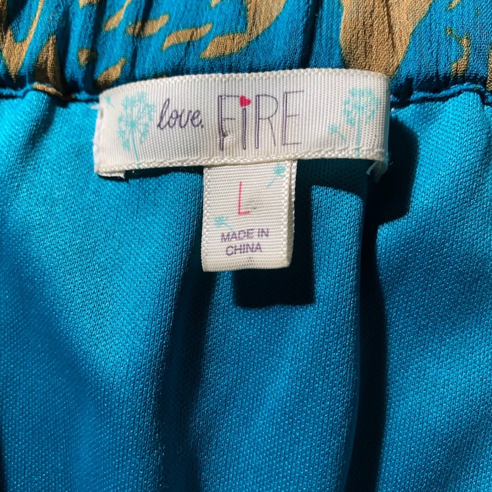 SUPER CUTE Love Fire Romper- Size L